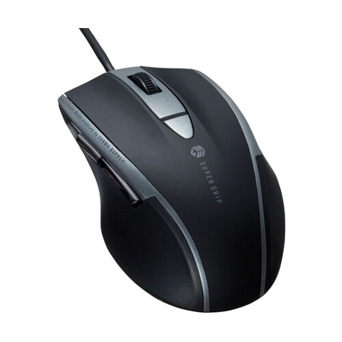 静音有線ブルーLEDマウス(5ボタン)