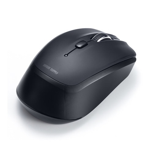 ワイヤレスブルーLEDマウス(5ボタン)