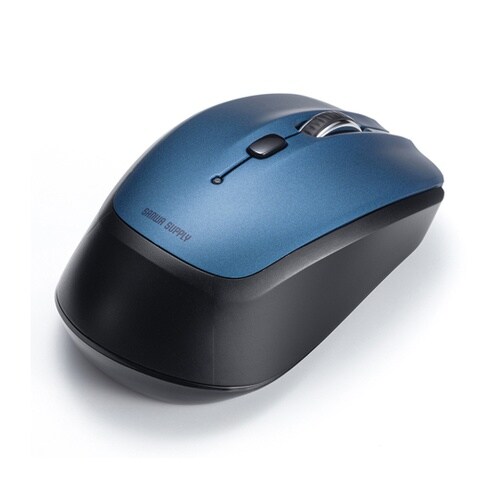 ワイヤレスブルーLEDマウス(5ボタン)