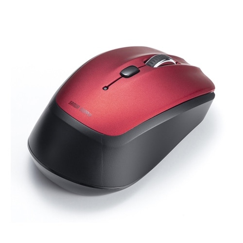 ワイヤレスブルーLEDマウス(5ボタン)