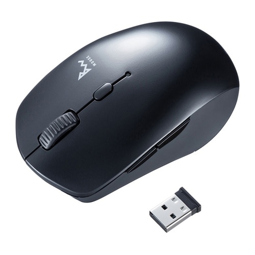 静音ワイヤレスブルーLEDコンボマウス(