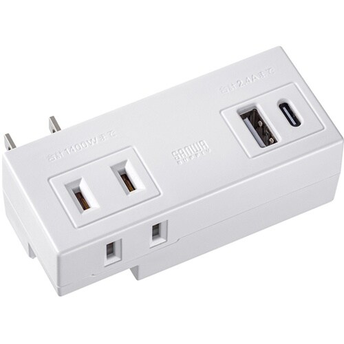 モバイルタップ (ACx2個口+USB−