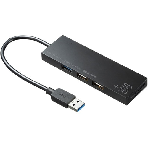 USB3.1+2.0コンボハブ カードリ