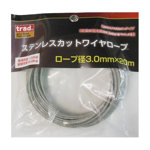 trad ステンカットワイヤ3.0x20