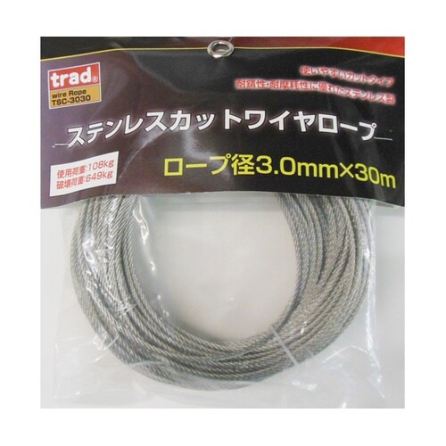 trad ステンカットワイヤ3.0x30