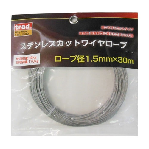 trad ステンカットワイヤ1.5x30