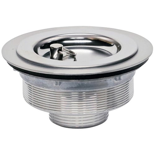 業務用共栓 ステンレス製 ゴム巻蓋・中カ