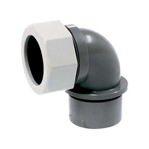 L型排水アダプタ 塩ビ管40A→50A変