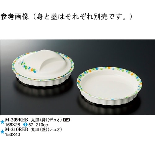 丸皿(身) デュオ 10個入 M−209