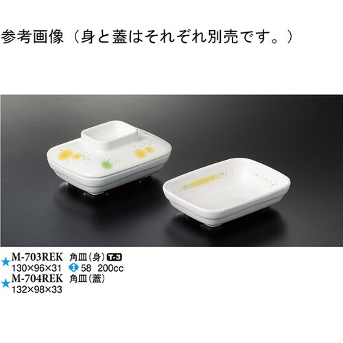 角皿(身) カラフルミスト 10個入 M