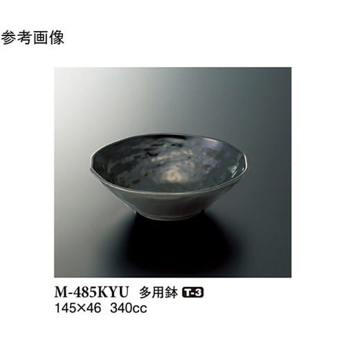 多用鉢 黒釉 10個入 M−485KYU