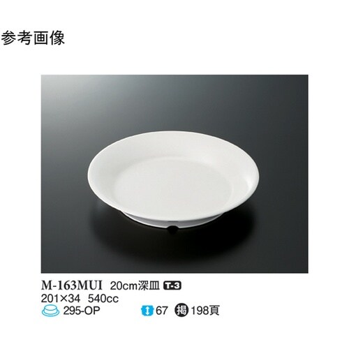 20cm 深皿 ミューズ 10個入 M−