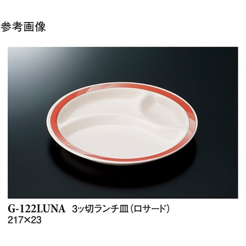 3ッ切ランチ皿 ロサード 10個入 G−