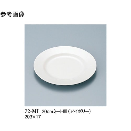 20cm ミート皿 アイボリー 10個入