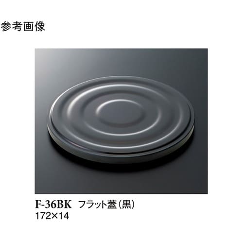 フラット蓋 黒 172×14mm 10個