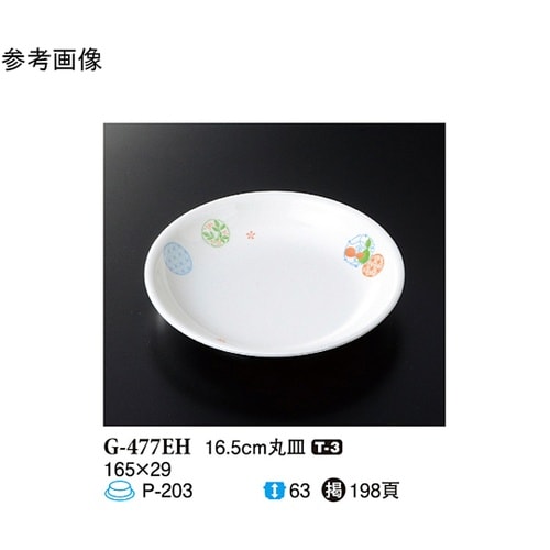 16.5cm 丸皿 縁 120個入 G−