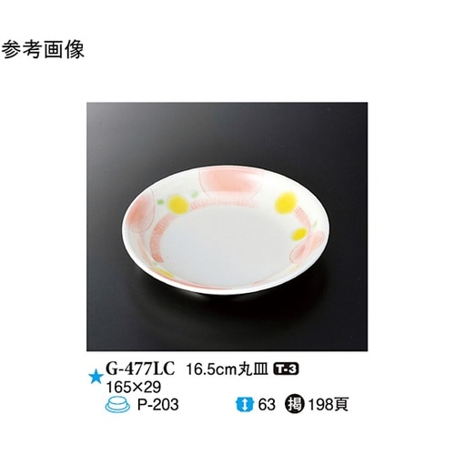 16.5cm 丸皿 エルシー 120個入