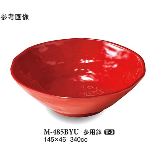 多用鉢 紅釉 90個入 M−485BYU