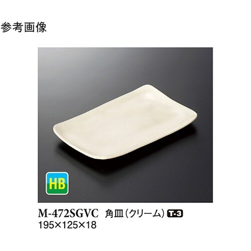 角皿 クリーム 100個入 M−472S