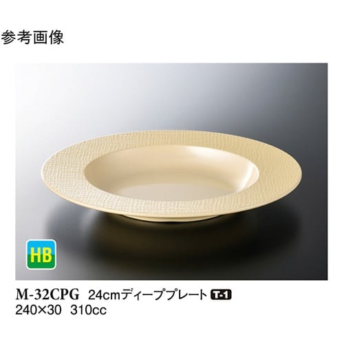 24cm ディーププレート シャンパンゴ