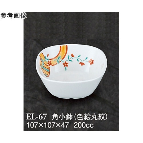 角小鉢 色絵丸紋 80個入 ELー67