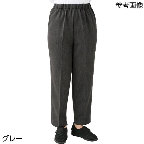 婦人ナノヒーティング裾ファスナーパンツ