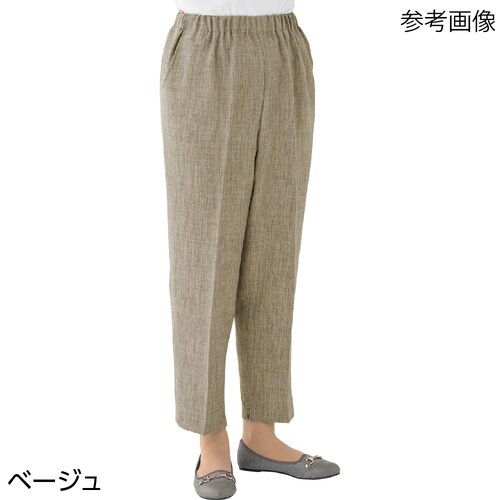 婦人クールプラス裾ファスナーパンツ ベー