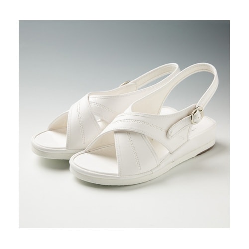 防汚抗菌防臭フットベットサンダル ホワイ