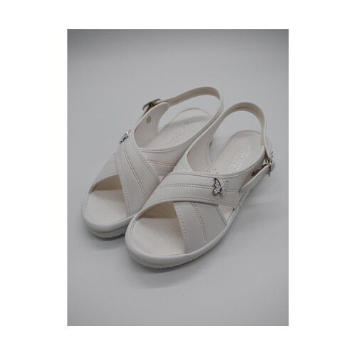 消臭クロスサンダル ホワイト M 760