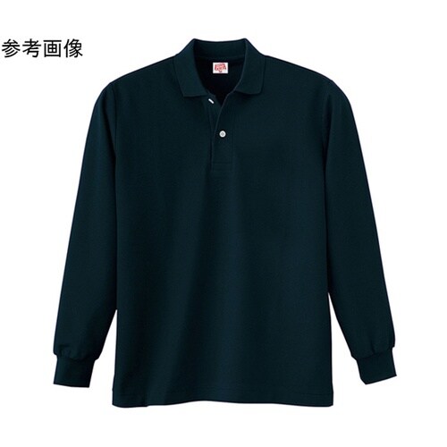 210 ヘビーウェイト長袖ポロシャツ ブ