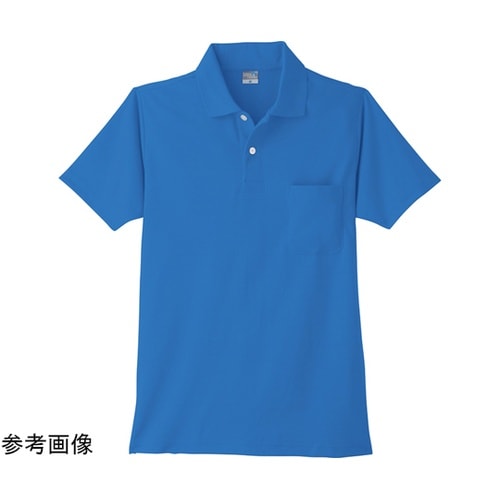 9006 DRY半袖ポロシャツ ブルー