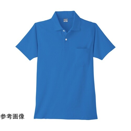 9006 DRY半袖ポロシャツ ブルー
