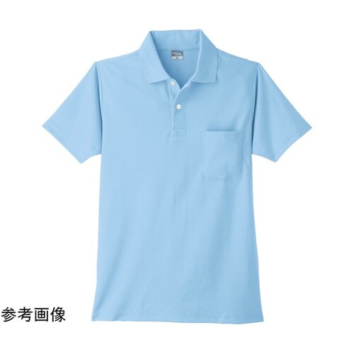 9006 DRY半袖ポロシャツ サックス
