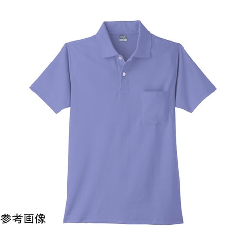 9006 DRY半袖ポロシャツ 淡パープ