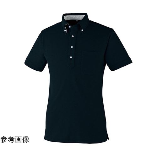 9020 DRYボタンダウン半袖ポロ ブ
