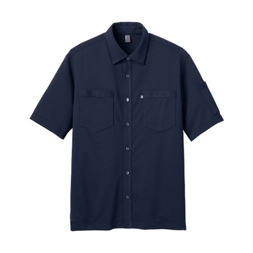 CAREAN 半袖ニットシャツ T/C