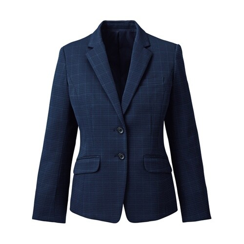 ENJOY ジャケット ネイビーチェック