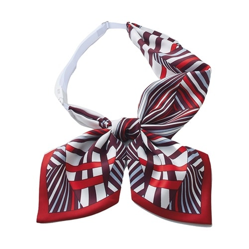 ENJOY スカーフ リボン 幾何学柄