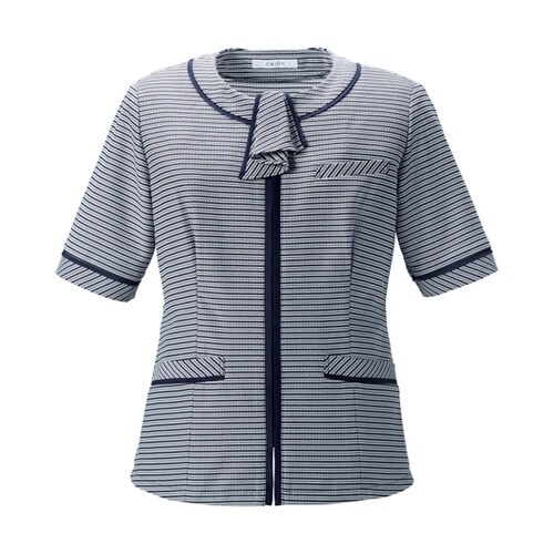 ENJOY ジャケット ネイビーボーダー