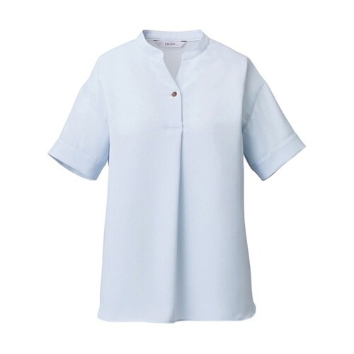 ENJOY スキッパープルオーバーブラウ