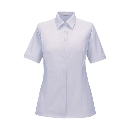 ENJOY 半袖シャツブラウス TRIC