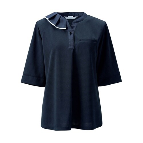 ENJOY ポロシャツ ネイビー L E