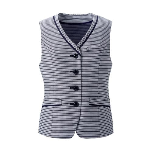 ENJOY ベスト ネイビーボーダー 1