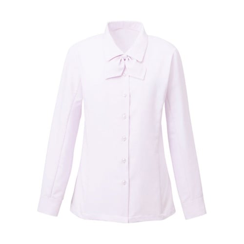 ENJOY 長袖リボンブラウス Soft