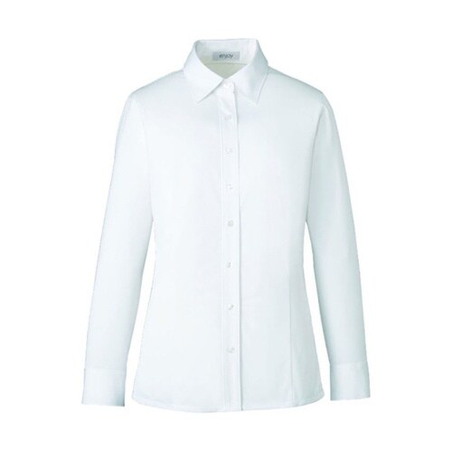 ENJOY 長袖シャツブラウス TRIC