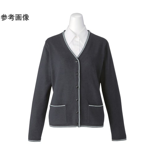 ENJOY カーディガン チャコール×サ