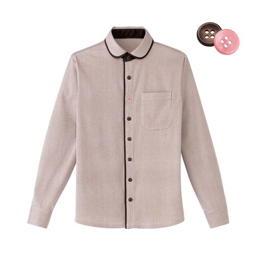 HEARTGREEN 長袖ニットシャツ