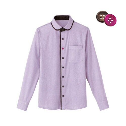 HEARTGREEN 長袖ニットシャツ