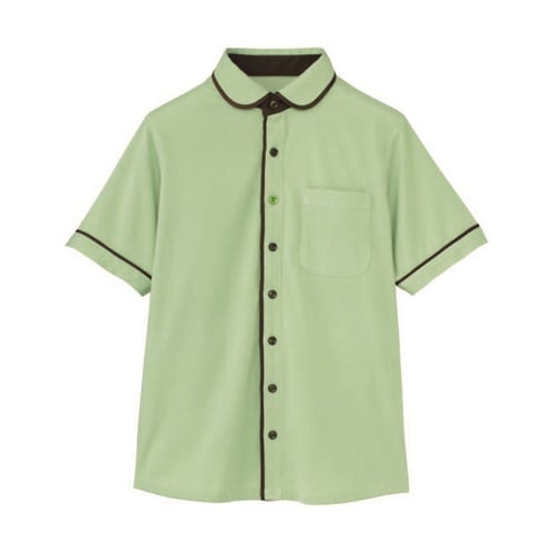 HEARTGREEN 半袖ニットシャツ