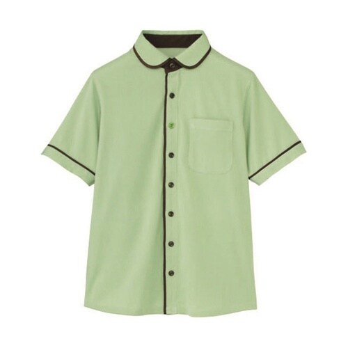 HEARTGREEN 半袖ニットシャツ